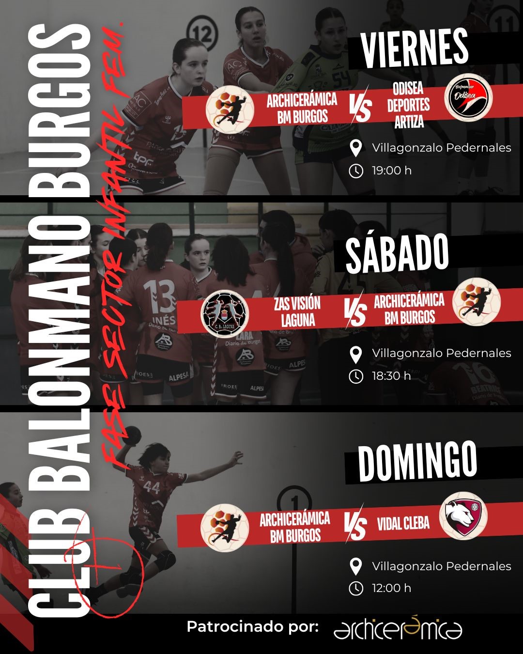 partidos de BALONMANO