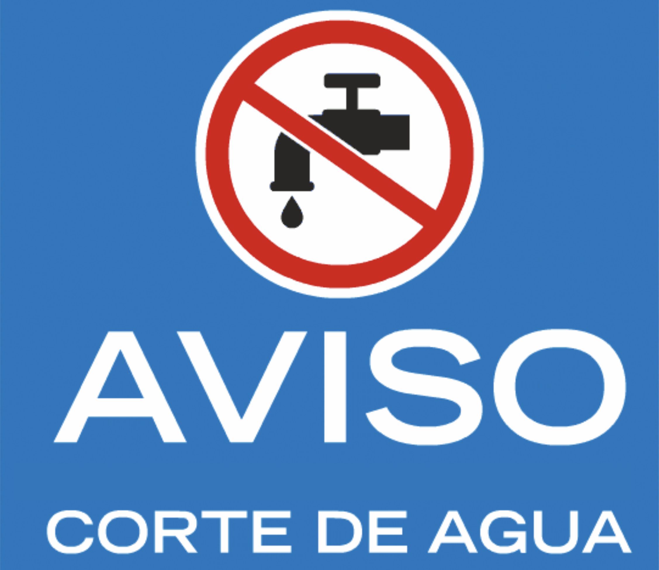 corte agua