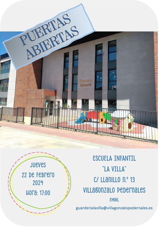 PUERTAS ABIERTAS 2024 CENTRO INFANTIL LA VILLA